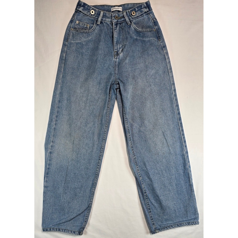 Urban Outfits Light Wash Wide Leg‎ High Waisted Denim Jeans Womens Size Medium